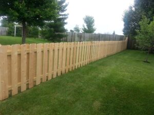 wooden fence