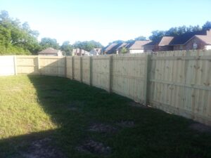 wooden fence