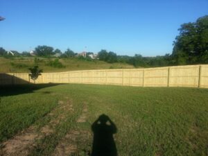 wooden fence