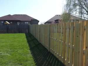 wooden fence