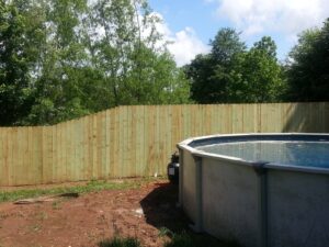 wooden fence