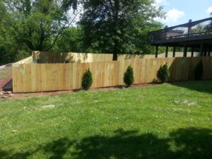 wooden fence