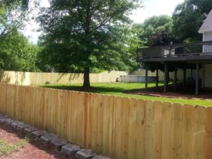 wooden fence