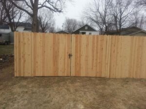 wooden gate