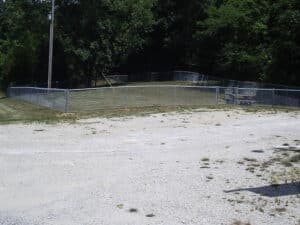 galvanized fence