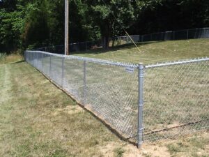 galvanized fence