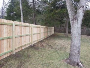 wooden fence