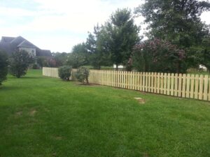 wooden fence