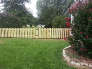 wooden fence